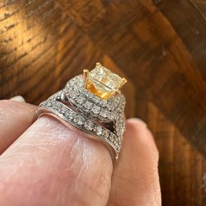 3.10 Ct Natural Diamond Wedding Ring